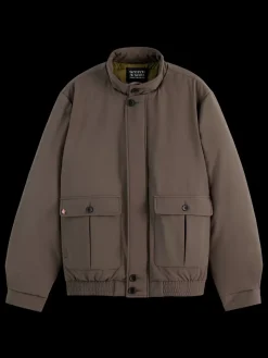 Sale Scotch & Soda STRETCH HARRINGTON SOFTSHELL JACKET Coffee
