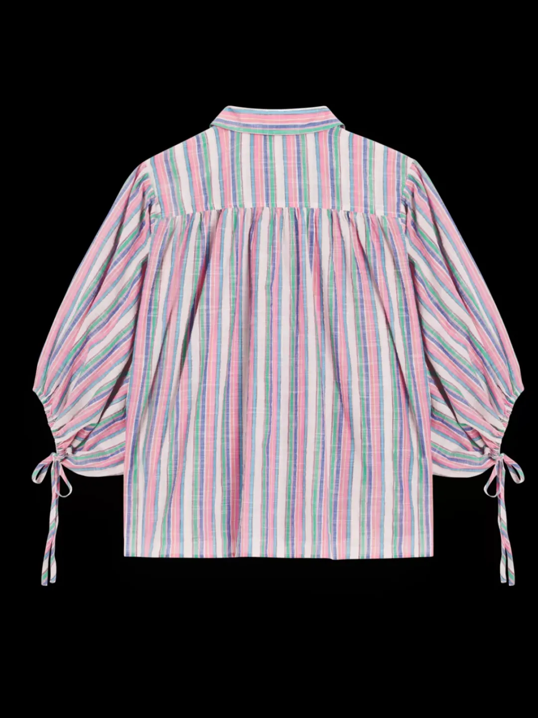 Hot Scotch & Soda STRIPED BALLOON SLEEVE SHIRT BeachStripe