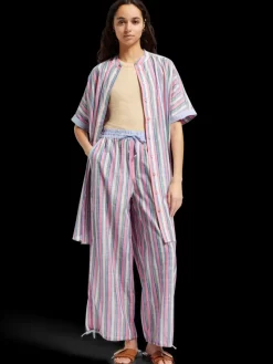 Sale Scotch & Soda STRIPED OVERSIZED BEACH SHIRT DRESS BeachStripe
