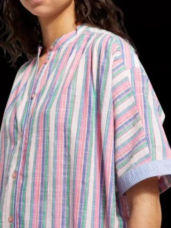 Sale Scotch & Soda STRIPED OVERSIZED  BEACH SHIRT DRESS BeachStripe