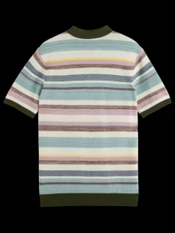 Hot Scotch & Soda Structure knitted polo