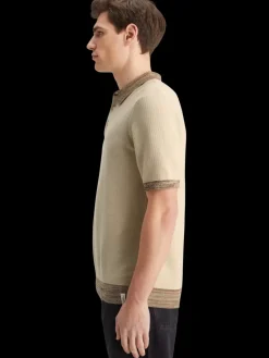 Hot Scotch & Soda Structure knitted polo