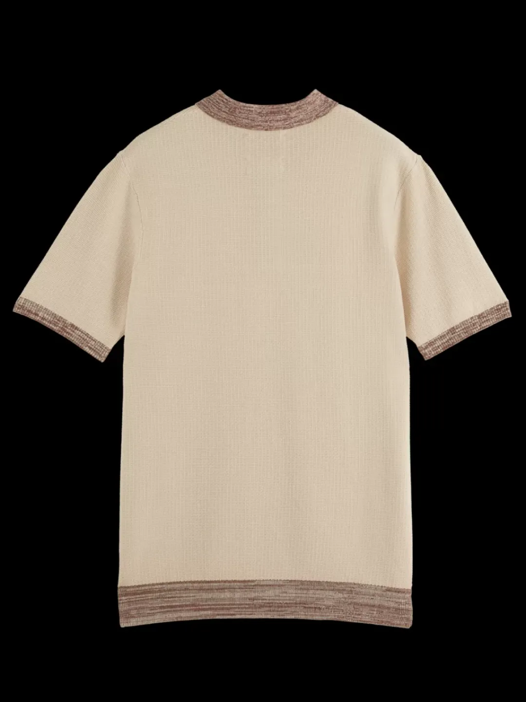 Hot Scotch & Soda Structure knitted polo