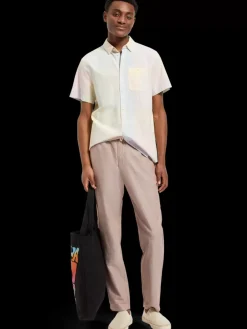 Clearance Scotch & Soda Structured checked short sleeve shirt Multicolourcheck