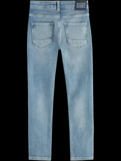 Outlet Scotch & Soda Strummer slim jeans - green wave GreenWave