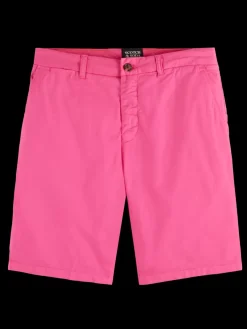 Online Scotch & Soda Stuart- garment-dyed pima cotton chino short