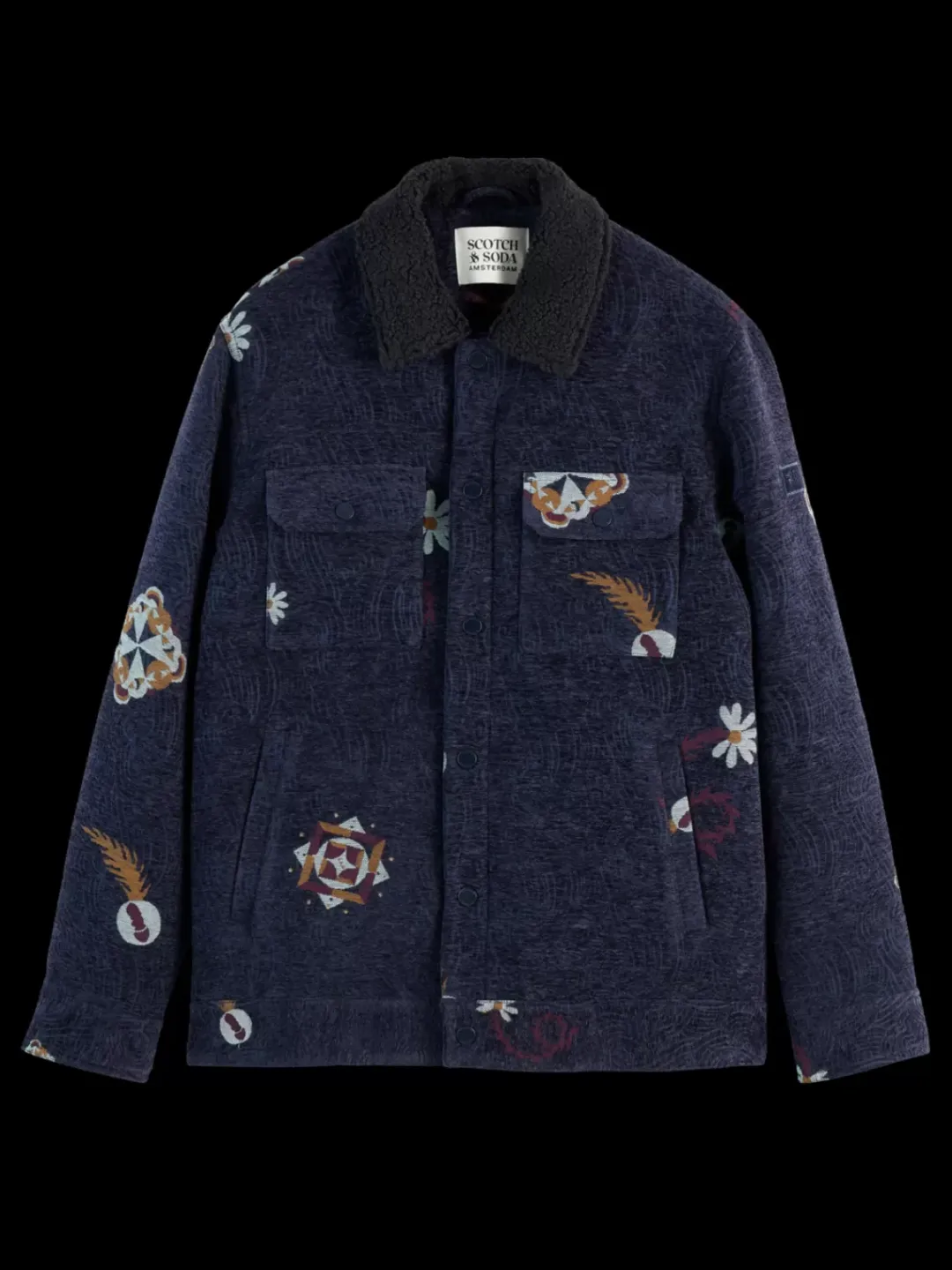 Online Scotch & Soda SWIRL POETRY JACQUARD TRUCKER Night