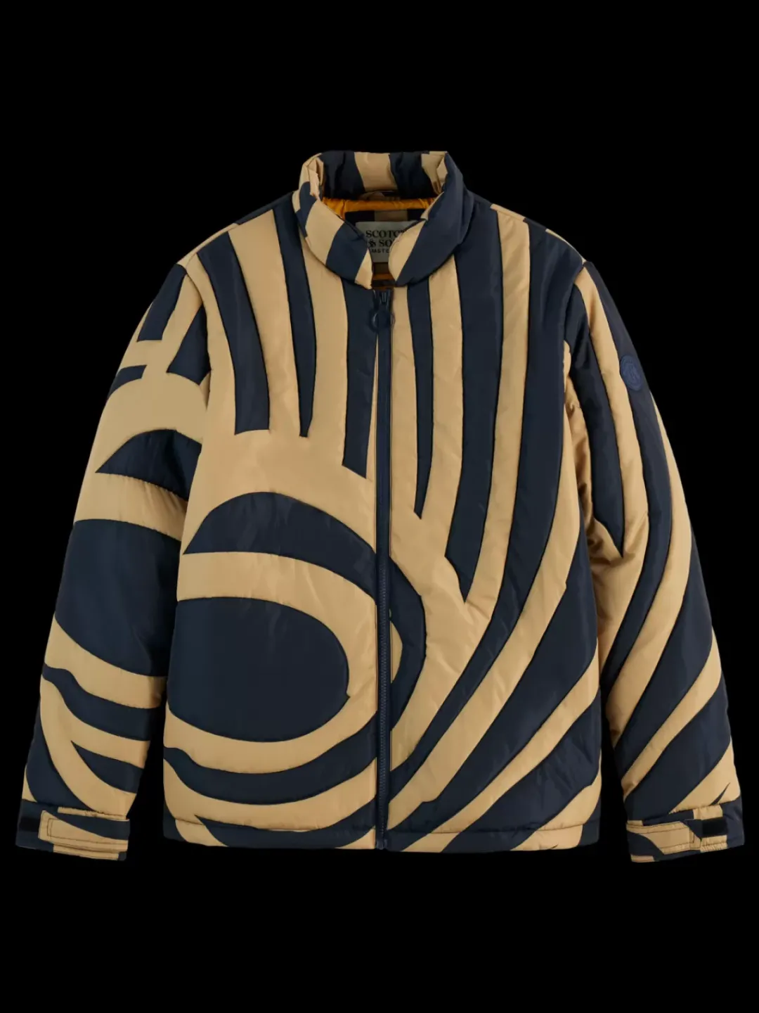 Best Scotch & Soda SWIRL PUFFER NightDesertSandSwirl