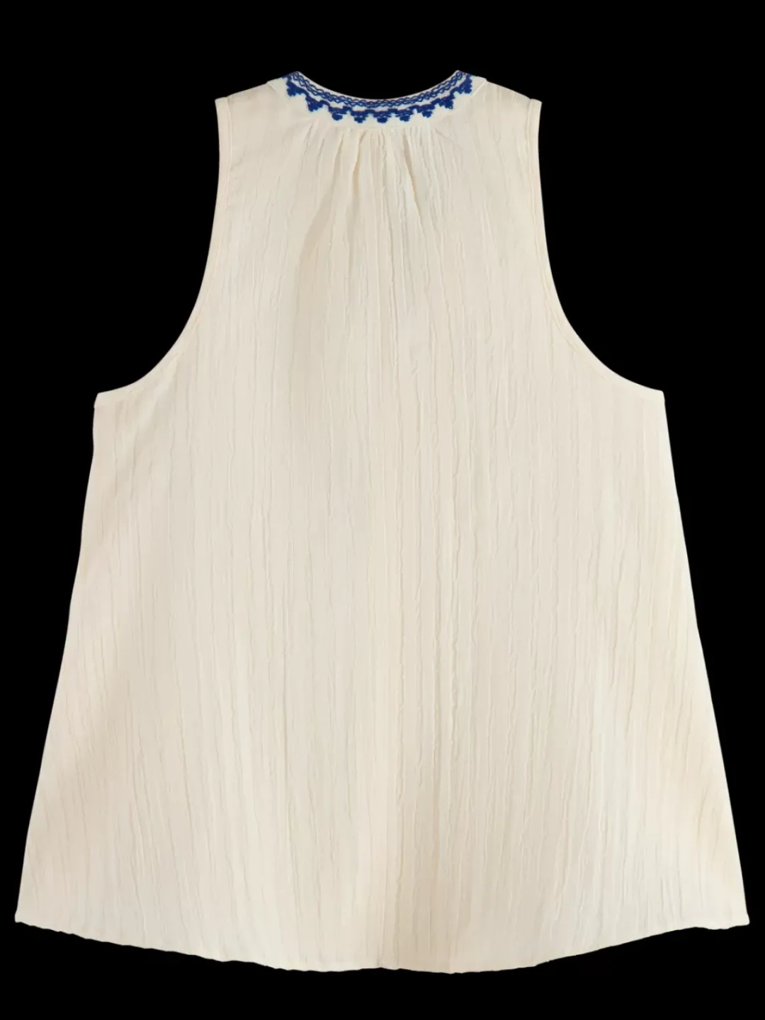 Sale Scotch & Soda TANK TOP WITH TAPE DETAIL White