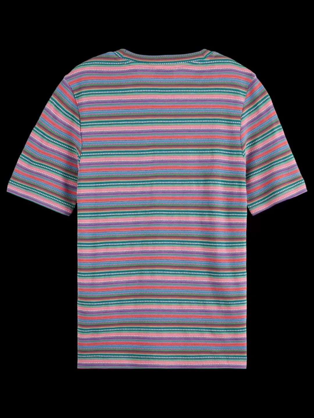 Hot Scotch & Soda TEXTURED STRIPE SLIM FIT T-SHIRT BeachStripe