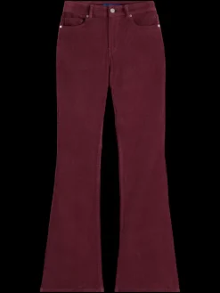 Outlet Scotch & Soda THE CHARM CLASSIC FLARED JEANS IN COLOURED STRETCH CORDUROY