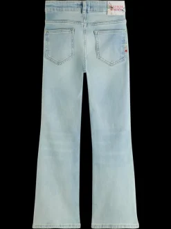 Best Scotch & Soda The charm high-rise classic flared jeans - blauw mirage BlauwMirage