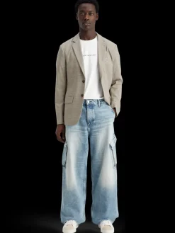 Online Scotch & Soda The daze wide leg cargo jeans - rolling road RollingRoad