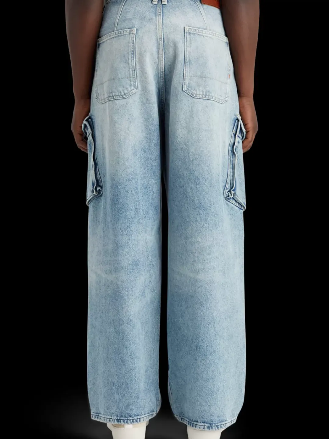 Online Scotch & Soda The daze wide leg cargo jeans - rolling road RollingRoad