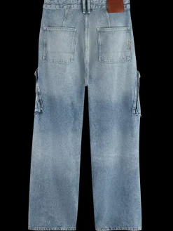 Online Scotch & Soda The daze wide leg cargo jeans - rolling road RollingRoad