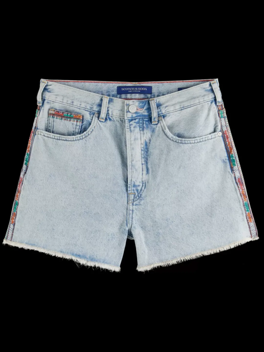Hot Scotch & Soda THE RAY 5 POCKET LOW RISE DENIM SHORT - SEA STAR SeaStar