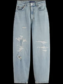 Online Scotch & Soda The tide balloon fit jeans - story repair StoryRepair