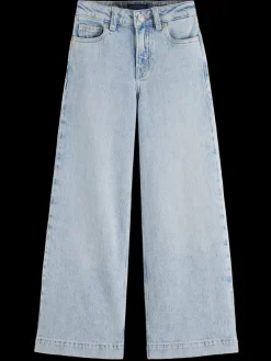 Online Scotch & Soda The wave high-rise wide jeans - high tide HighTide