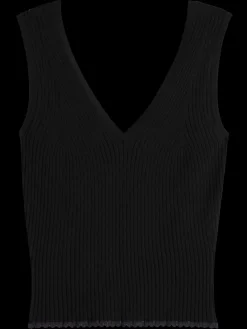 Online Scotch & Soda TIE BACK KNITTED TANK