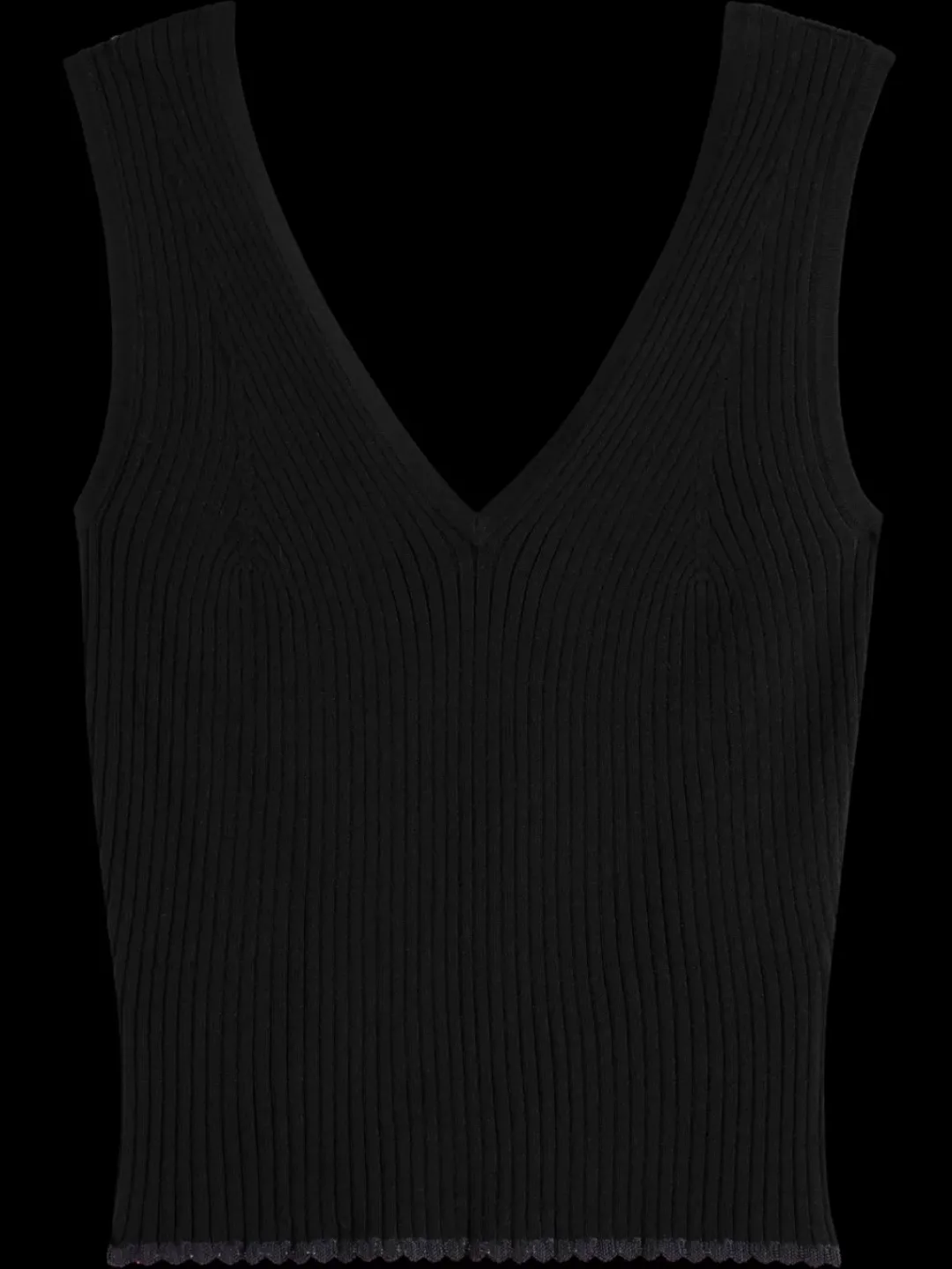 Online Scotch & Soda TIE BACK KNITTED TANK