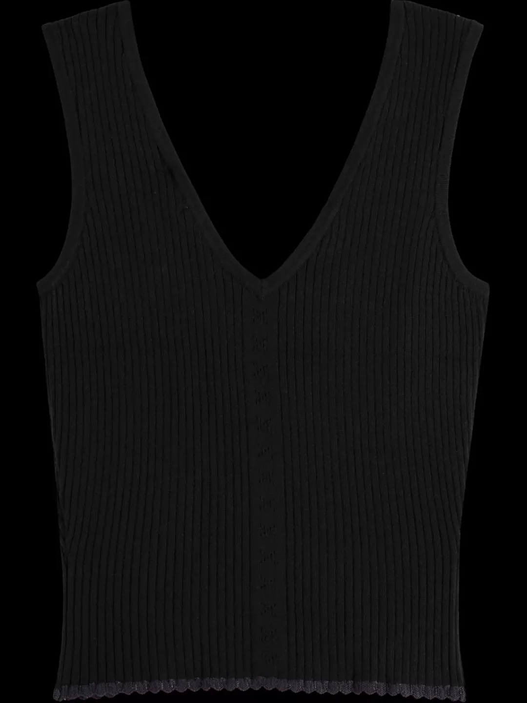 Online Scotch & Soda TIE BACK KNITTED TANK