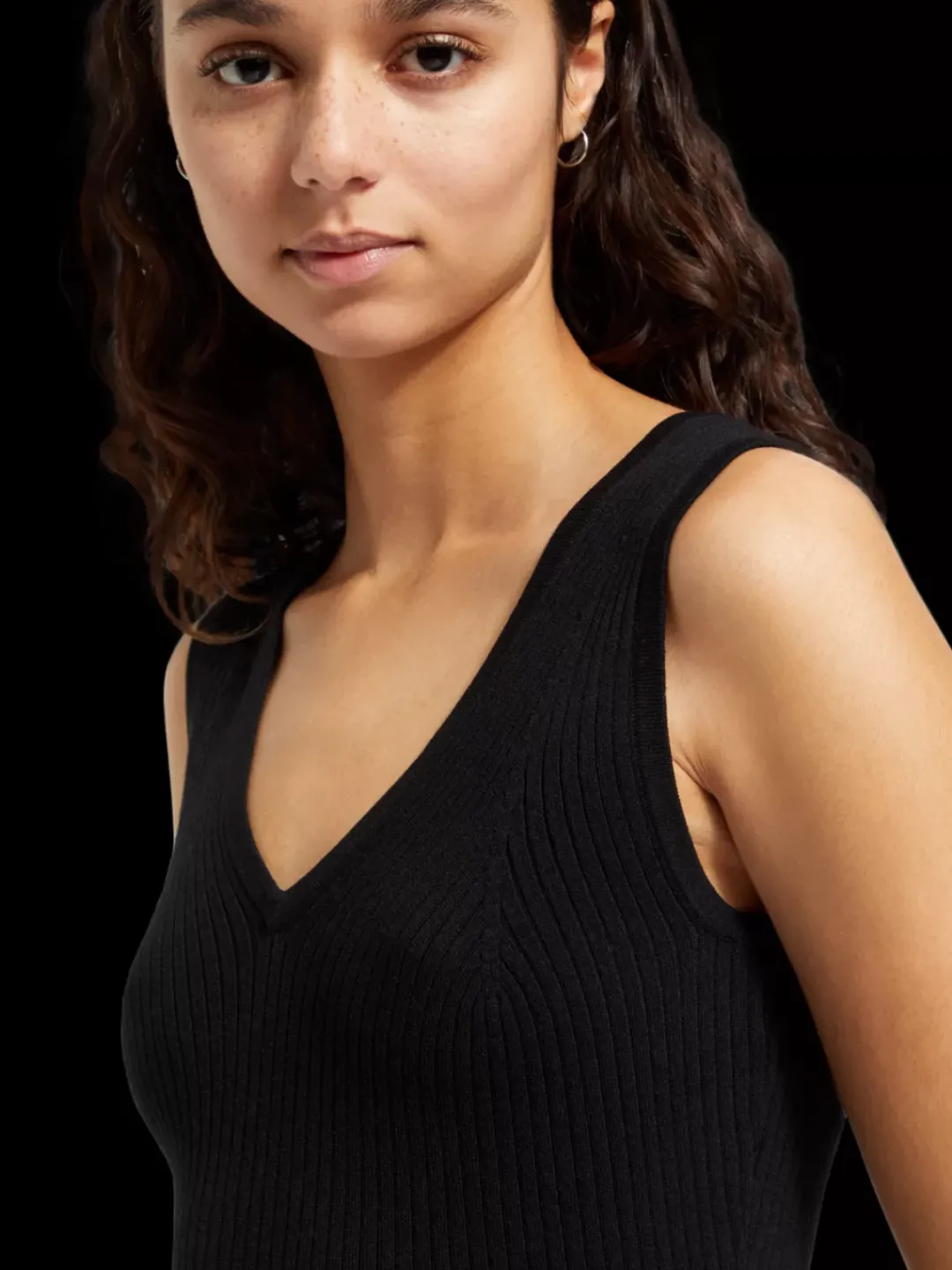 Online Scotch & Soda TIE BACK KNITTED TANK