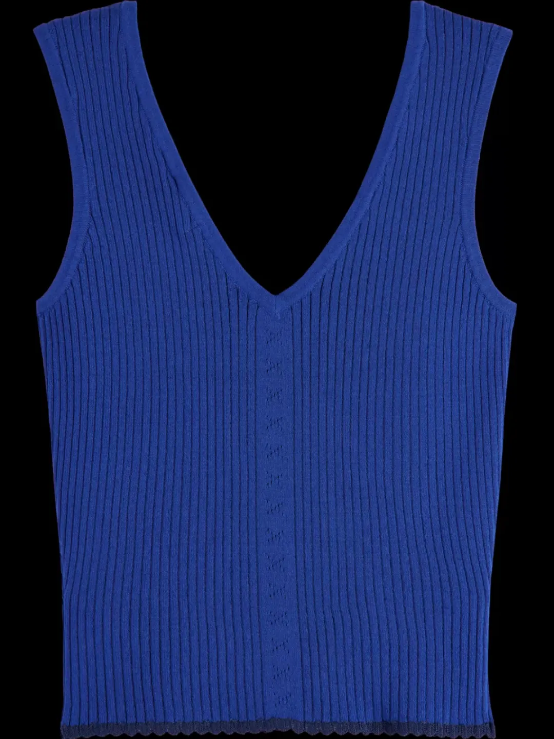 Online Scotch & Soda TIE BACK KNITTED TANK