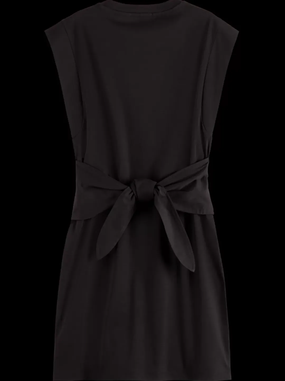 Online Scotch & Soda TIE WAIST MINI JERSEY DRESS