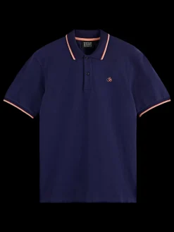 Fashion Scotch & Soda Tipping polo NavyBlue