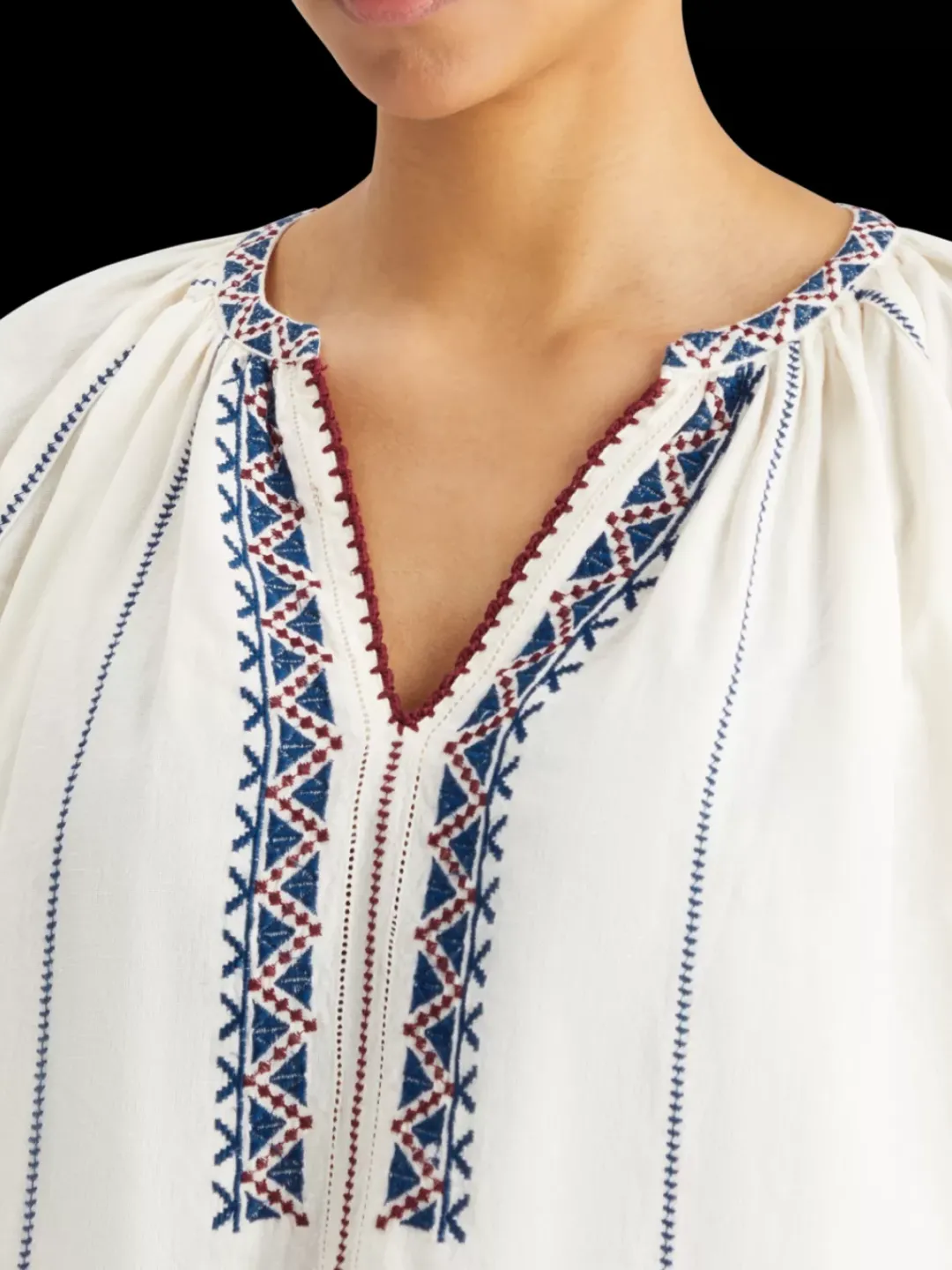 Clearance Scotch & Soda Top with embroidery details SoftIce