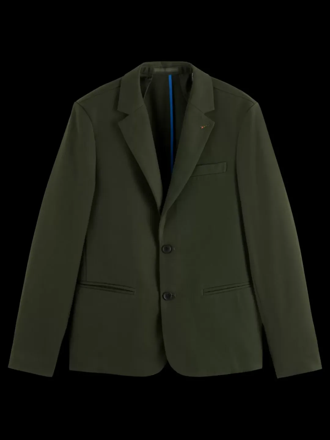 Hot Scotch & Soda Unconstructed relaxed wool-blend blazer HeritageGreen