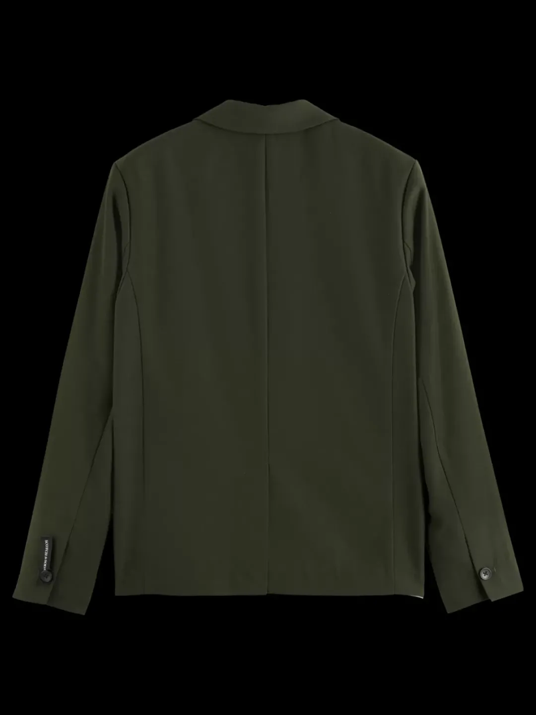 Hot Scotch & Soda Unconstructed relaxed wool-blend blazer HeritageGreen