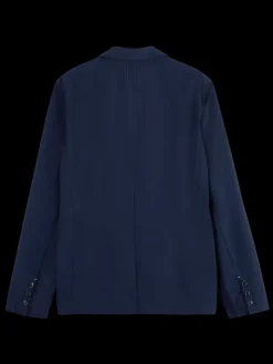 New Scotch & Soda Unconstructed seersucker blazer Navyblue