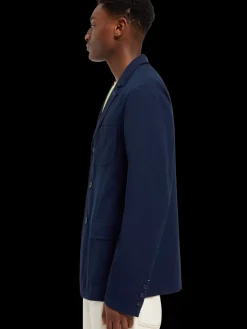 New Scotch & Soda Unconstructed seersucker blazer Navyblue