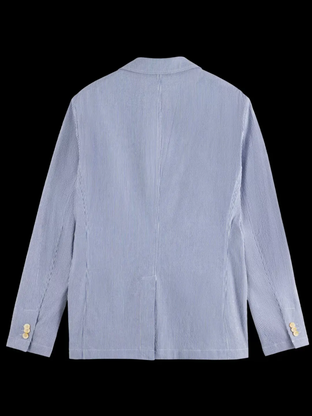 Best Scotch & Soda Unconstructed striped seersucker blazer EcruNavyStripe