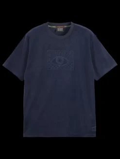 New Scotch & Soda VELOUR T-SHIRT Night