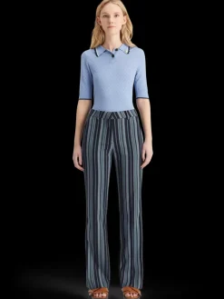 Sale Scotch & Soda Violet kick flare pant BlueSchoolStripe