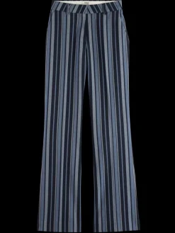 Sale Scotch & Soda Violet kick flare pant BlueSchoolStripe