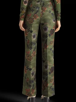 Hot Scotch & Soda Violet poetry tapestry kick flare pant PoetryTapestryMilitary