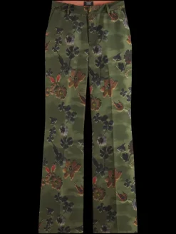 Hot Scotch & Soda Violet poetry tapestry kick flare pant PoetryTapestryMilitary