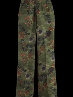 Hot Scotch & Soda Violet poetry tapestry kick flare pant PoetryTapestryMilitary