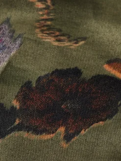 Hot Scotch & Soda Violet poetry tapestry kick flare pant PoetryTapestryMilitary