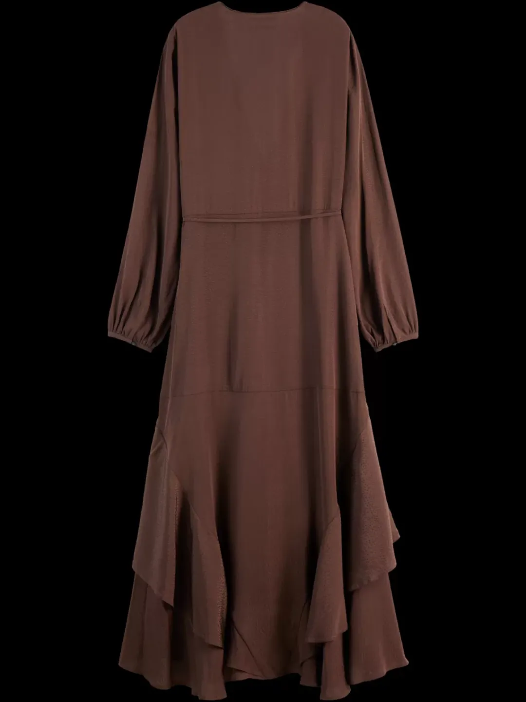 Hot Scotch & Soda VISCOSE JACQUARD MIDI WRAP DRESS