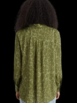 Hot Scotch & Soda VISCOSE PRINTED RELAXED FIT SHIRT