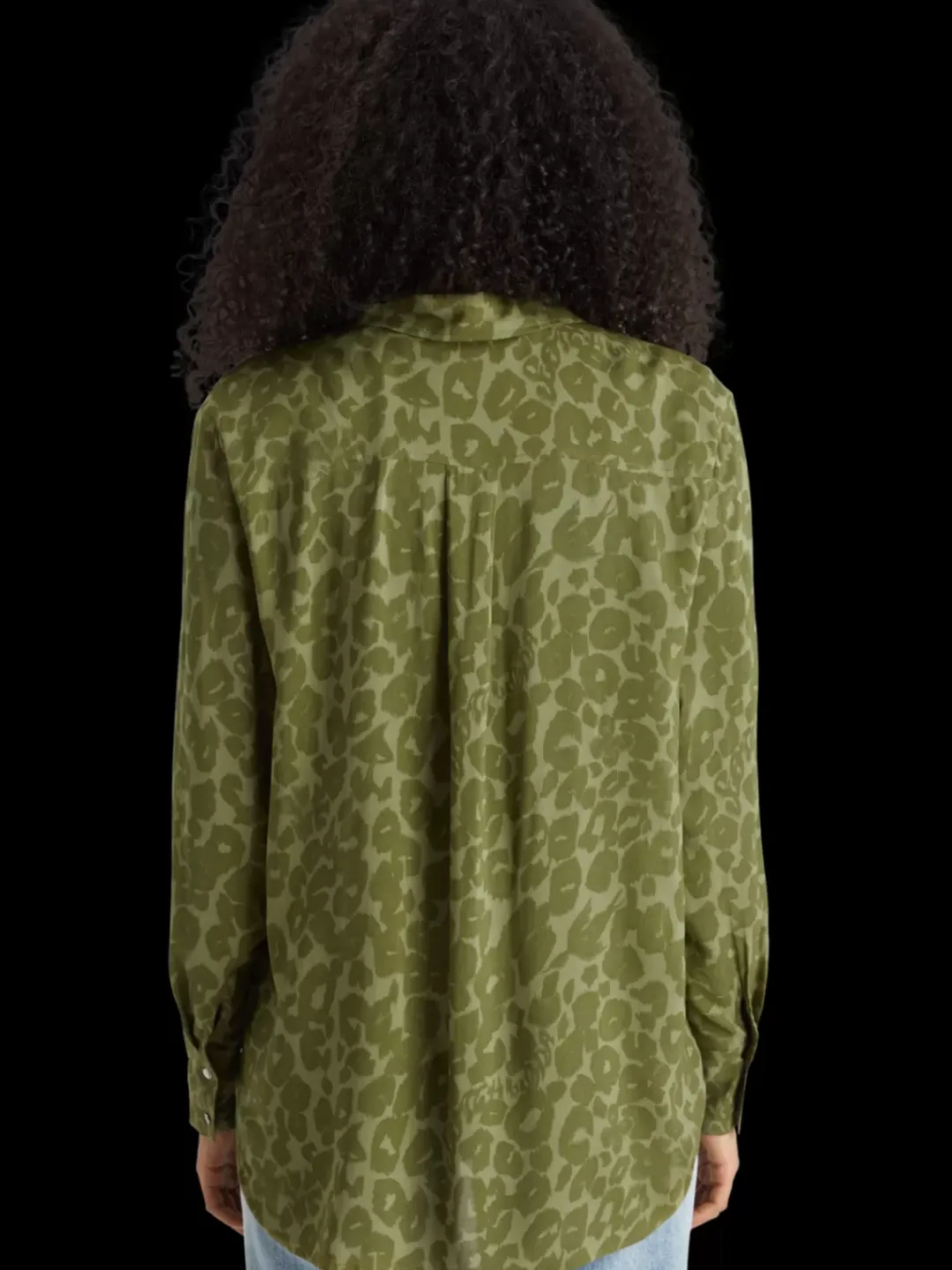 Hot Scotch & Soda VISCOSE PRINTED RELAXED FIT SHIRT