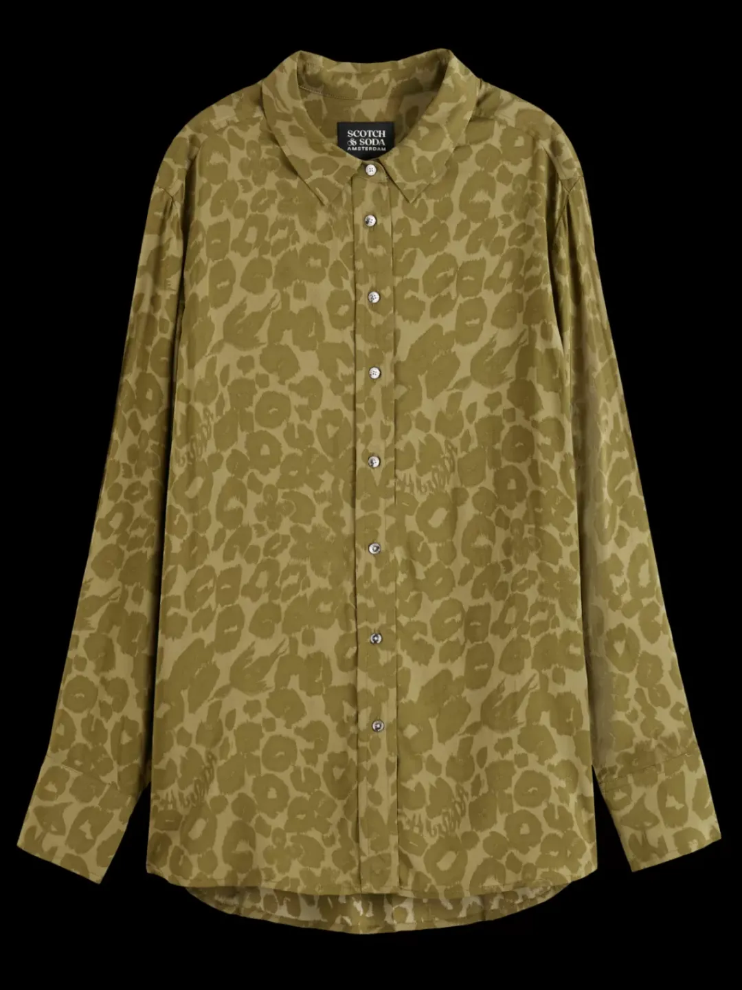 Hot Scotch & Soda VISCOSE PRINTED RELAXED FIT SHIRT