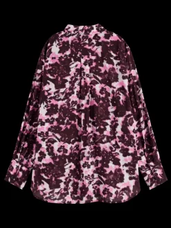 Fashion Scotch & Soda VISCOSE PRINTED RELAXED FIT SHIRT