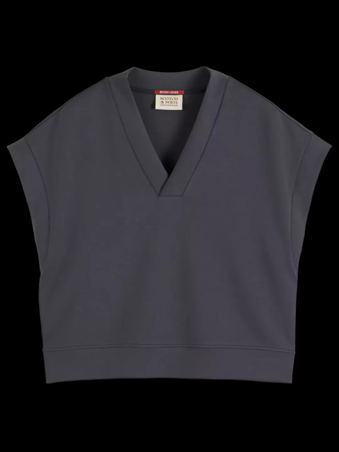 Clearance Scotch & Soda V-NECK SLEEVELESS MODAL SWEATSHIRT