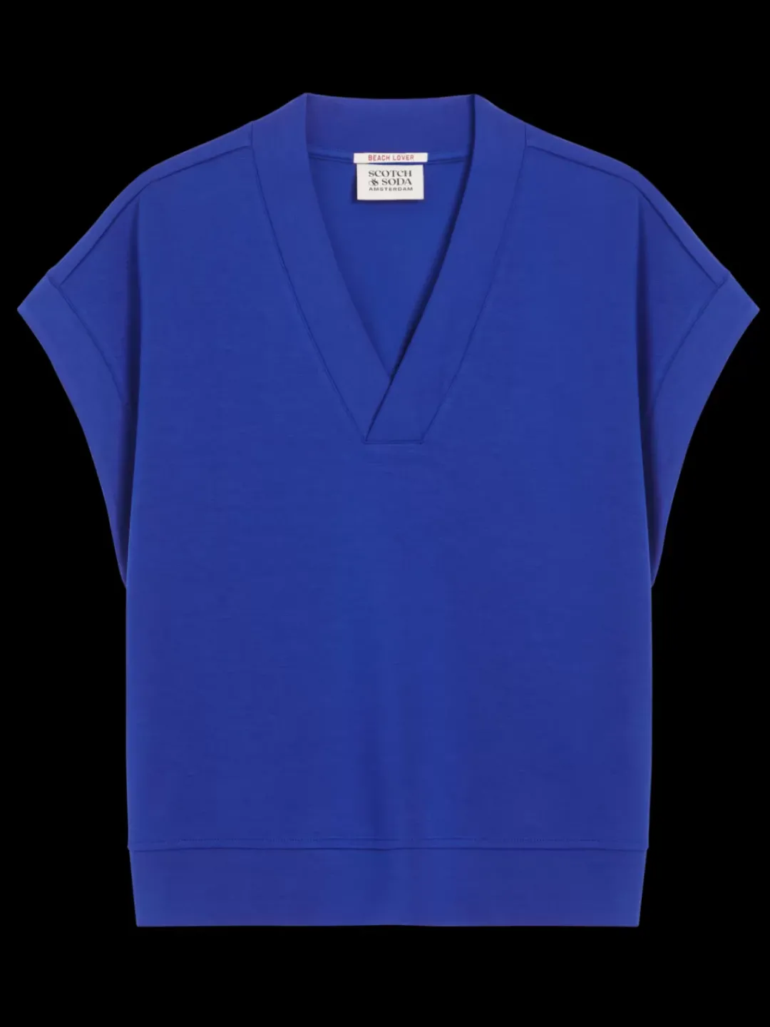 Clearance Scotch & Soda V-NECK SLEEVELESS MODAL SWEATSHIRT