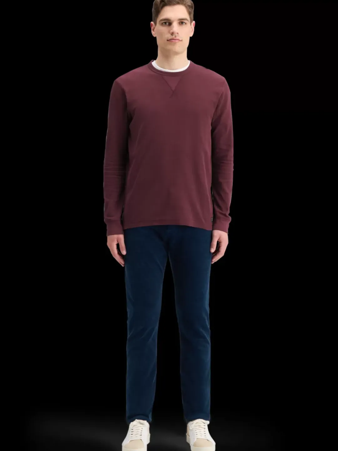 Discount Scotch & Soda WAFFLE T-SHIRT LS